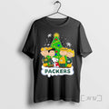 Limited Edition Green Bay Packers X The Peanuts Merry Christmas Tee Shirt Sweater