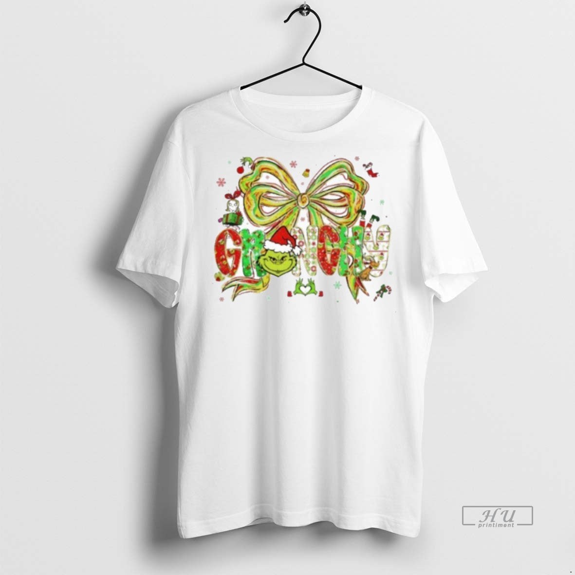 Limited Edition Grinchy Coquette Bow Coquette Christmas Movie Christmas Tee Shirt Sweater