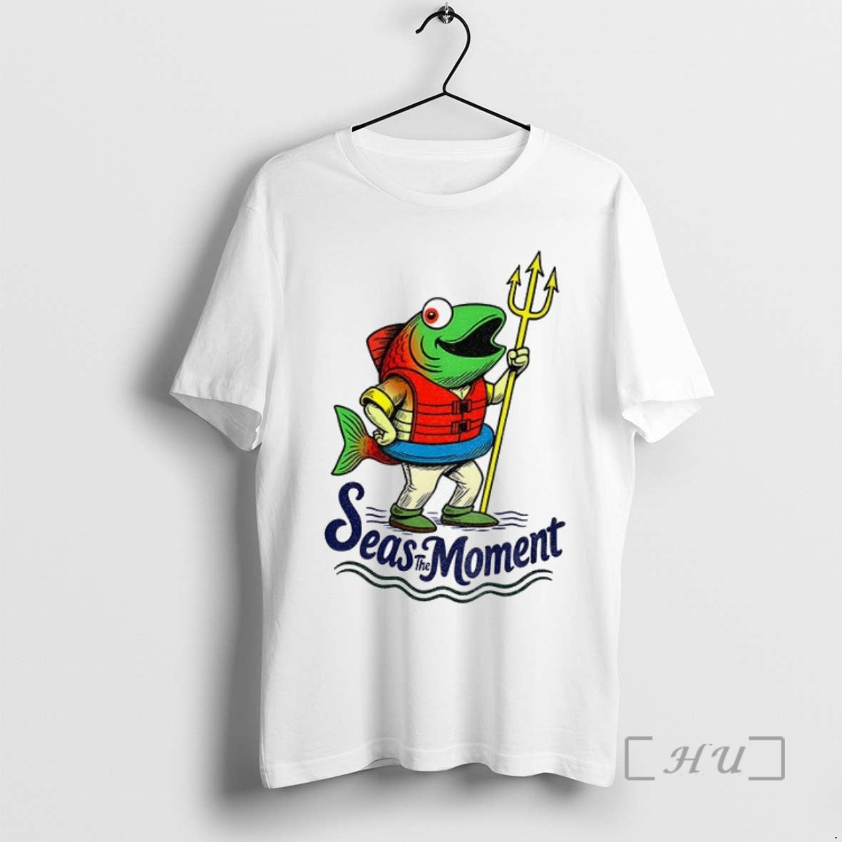 Limited Edition Humpy Salmon Holding Trident Seas The Moment Seattle Mariners Mlb Baseball