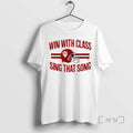 Limited Edition Indiana Football Win With Class Sing That Song Helmet Tee Shirt Sweater