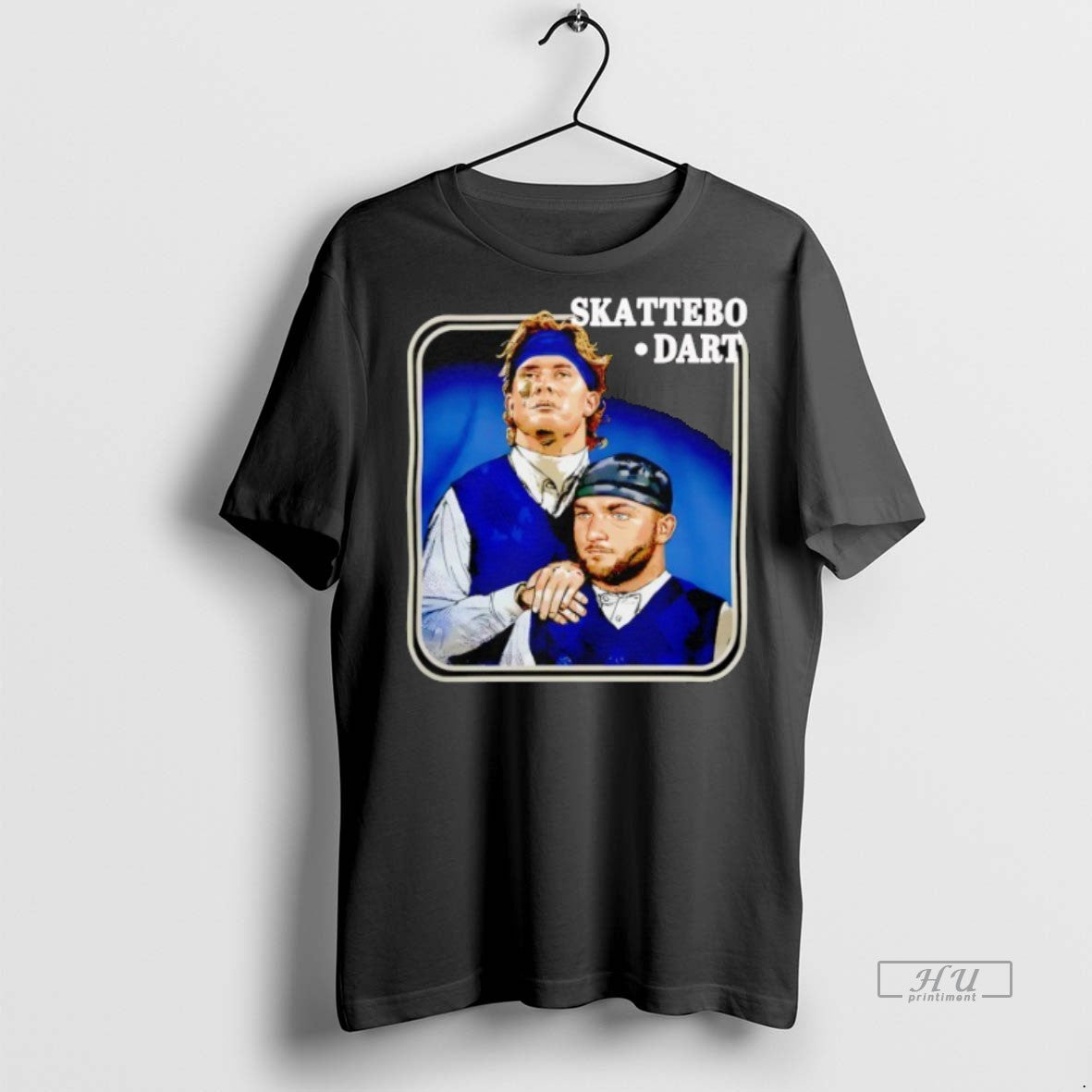Limited Edition Jaxson Dart And Cam Skattebo Step Brothers New York Giants Football Cartoon Tee