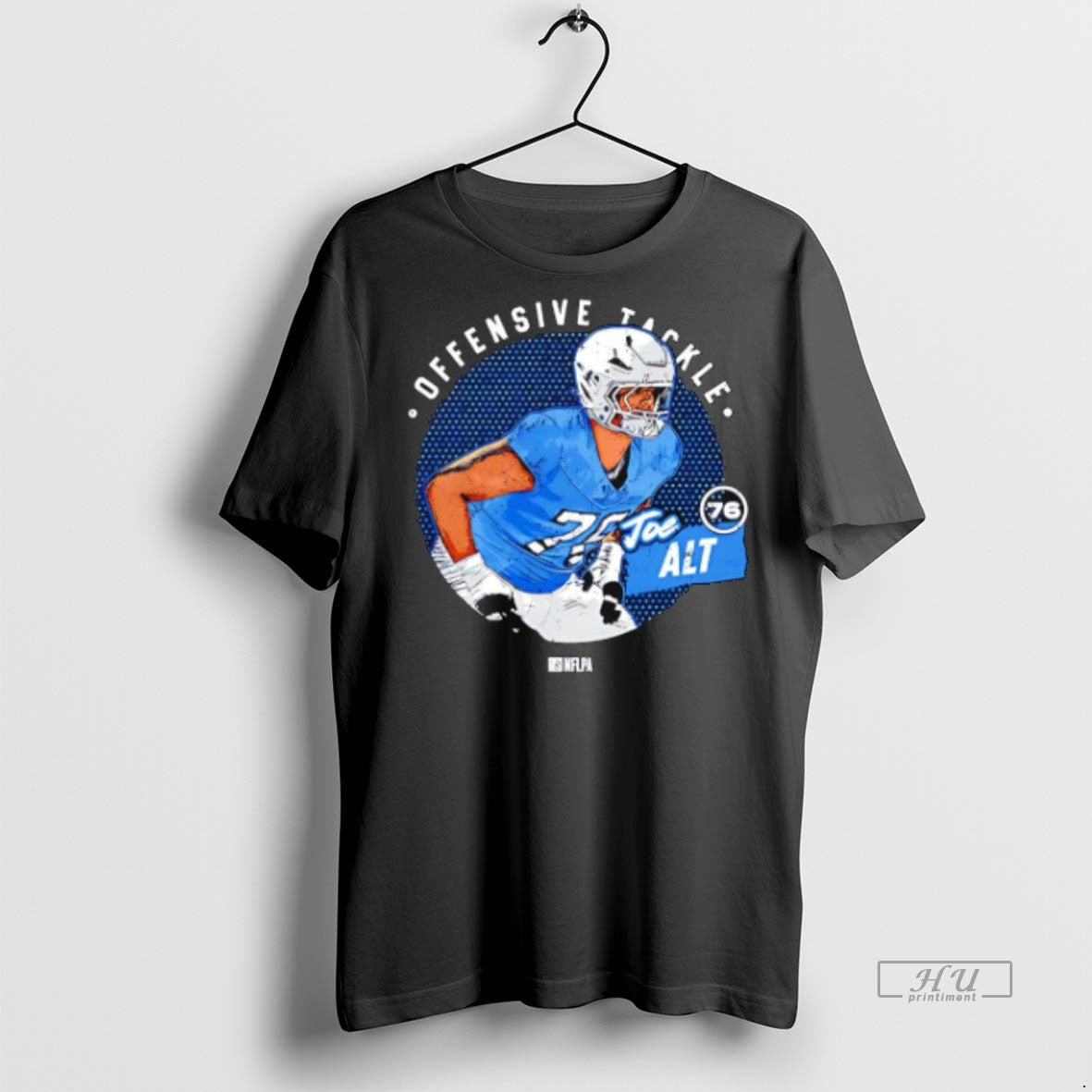 Limited Edition Joe Alt Los Angeles Chargers Dots Signature Tee Shirt Sweater