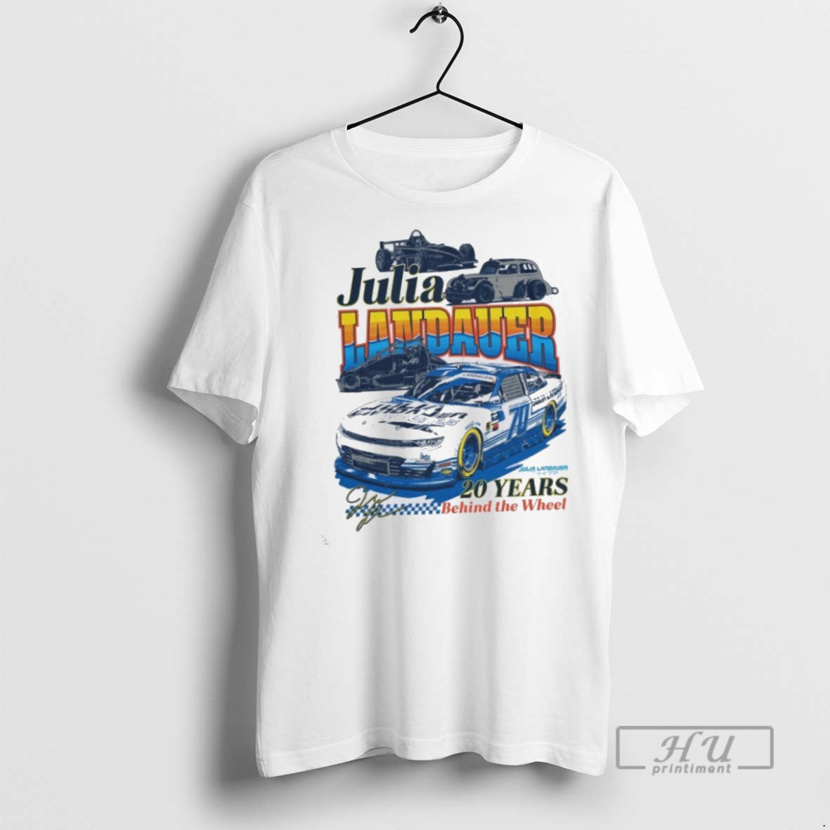 Limited Edition Julia Landauer 20 Years Behind The Wheel Graphic Tee Shirt Sweatshirt Hoodies