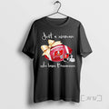 Limited Edition Just A Woman Who Loves Tampa Bay Buccaneers Tee Shirt Sweater