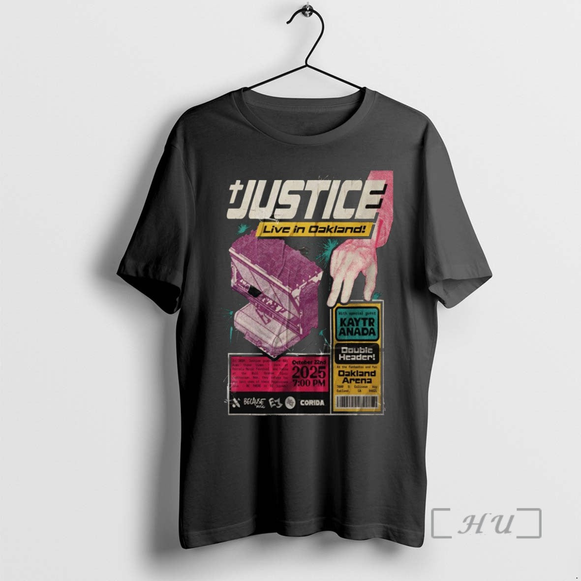 Limited Edition Justice Oct 22 2025 Oakland Arena In Oakland Ca Tee Shirt Sweater