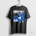 Limited Edition Justin Herbert Los Angeles Chargers Squared Signature Tee Shirt Sweater