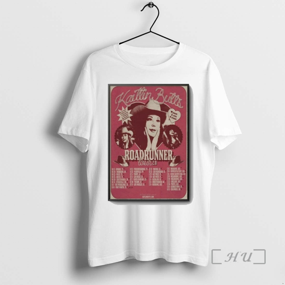 Limited Edition Kaitlin Butts The Roadrunner 2025 Shows Tee Shirt Sweater