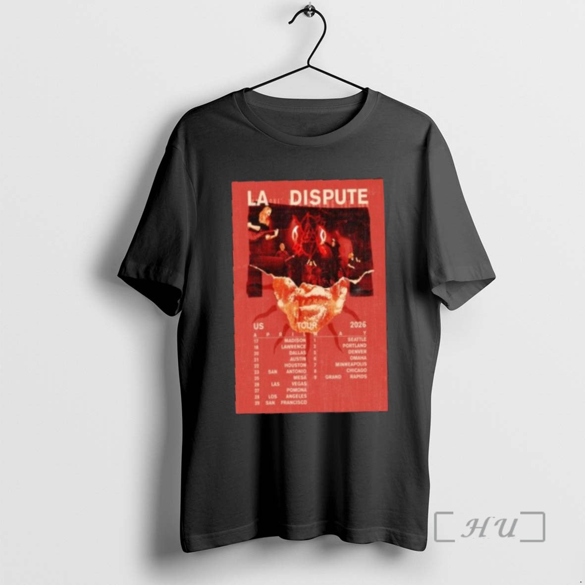 Limited Edition La Dispute Us Tour 2026 Tee Shirt Sweater