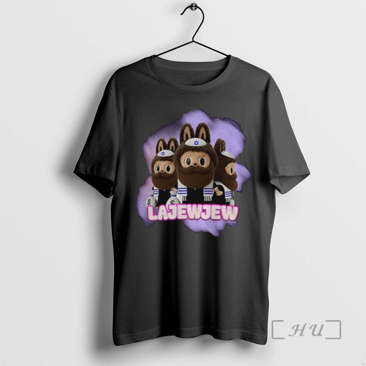 Limited Edition Lajewjew Labubu Monster Jewish Logo 2025 Tee Shirt Sweater
