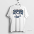 Limited Edition Los Angeles Dodgers 2025 National League Champions Banner Tee Shirt Sweater