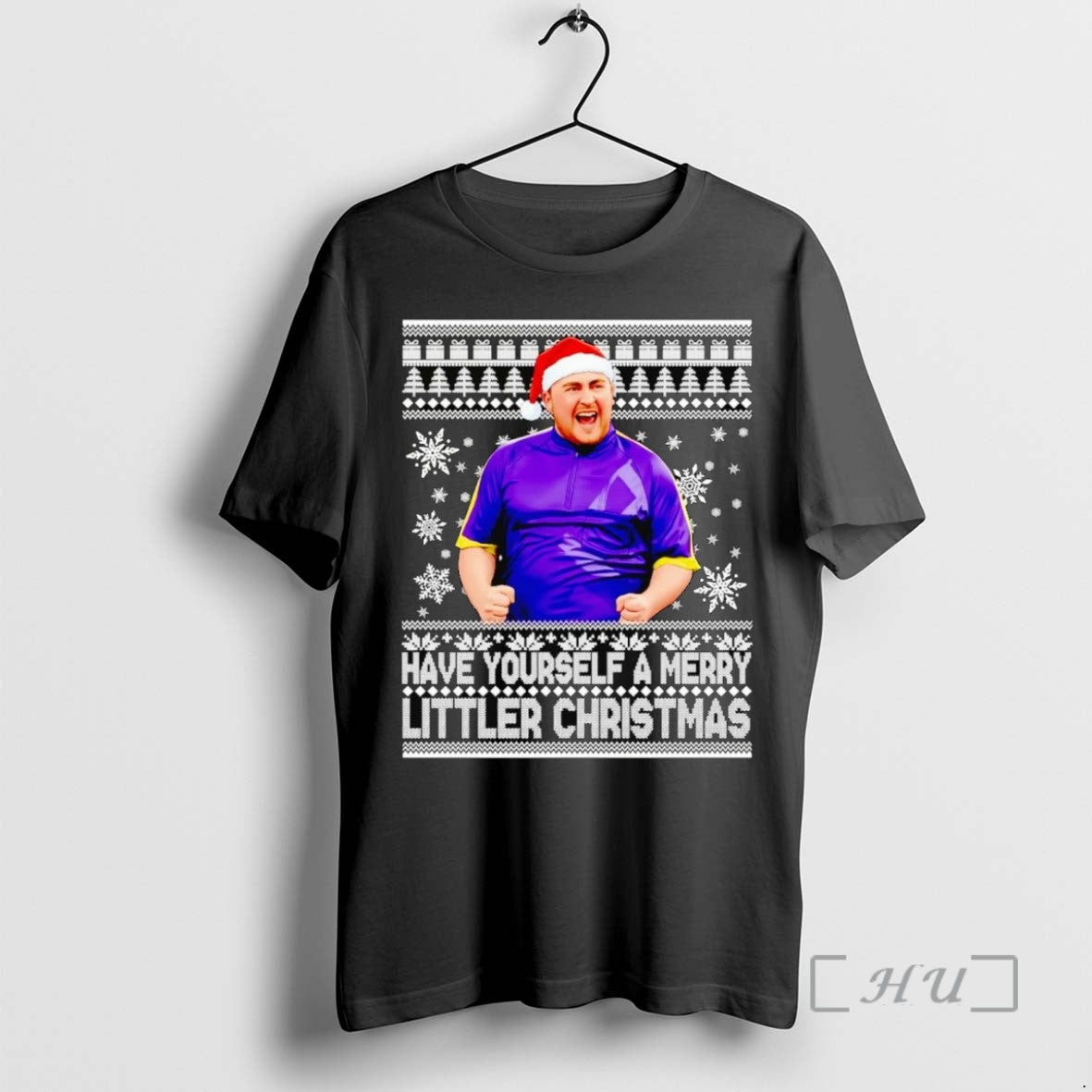 Limited Edition Luke Littler Have Yourself A Merry Littler Christmas Tee Shirt Sweater