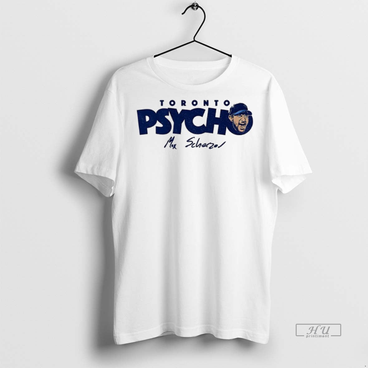 Limited Edition Max Scherzer Toronto Blue Jays Toronto Psycho Mlb Baseball Signature Tee Shirt Sweater