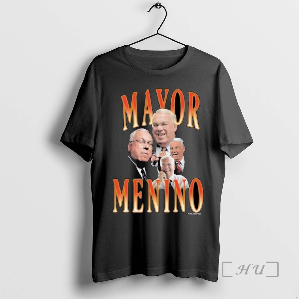 Limited Edition Mayor Menino Purely Boston Vintage Tee Shirt Sweater