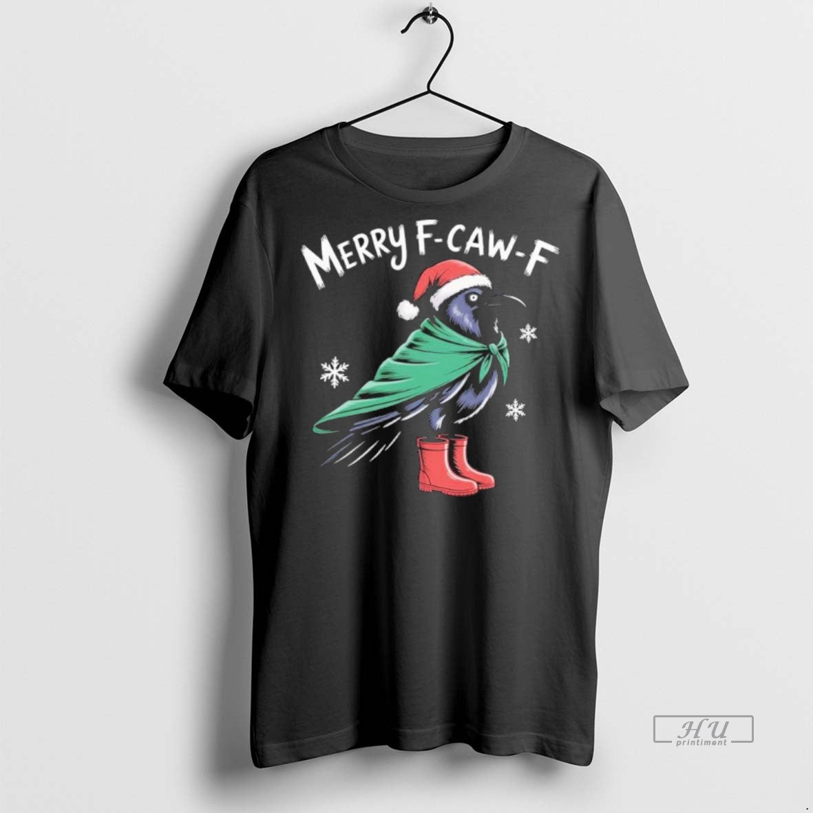 Limited Edition Merry F Caw F Christmas Tee Shirt Sweater
