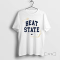 Limited Edition Michigan Wolverines Paul Bunyan Rivalry Beat State Map Tee Shirt Sweater