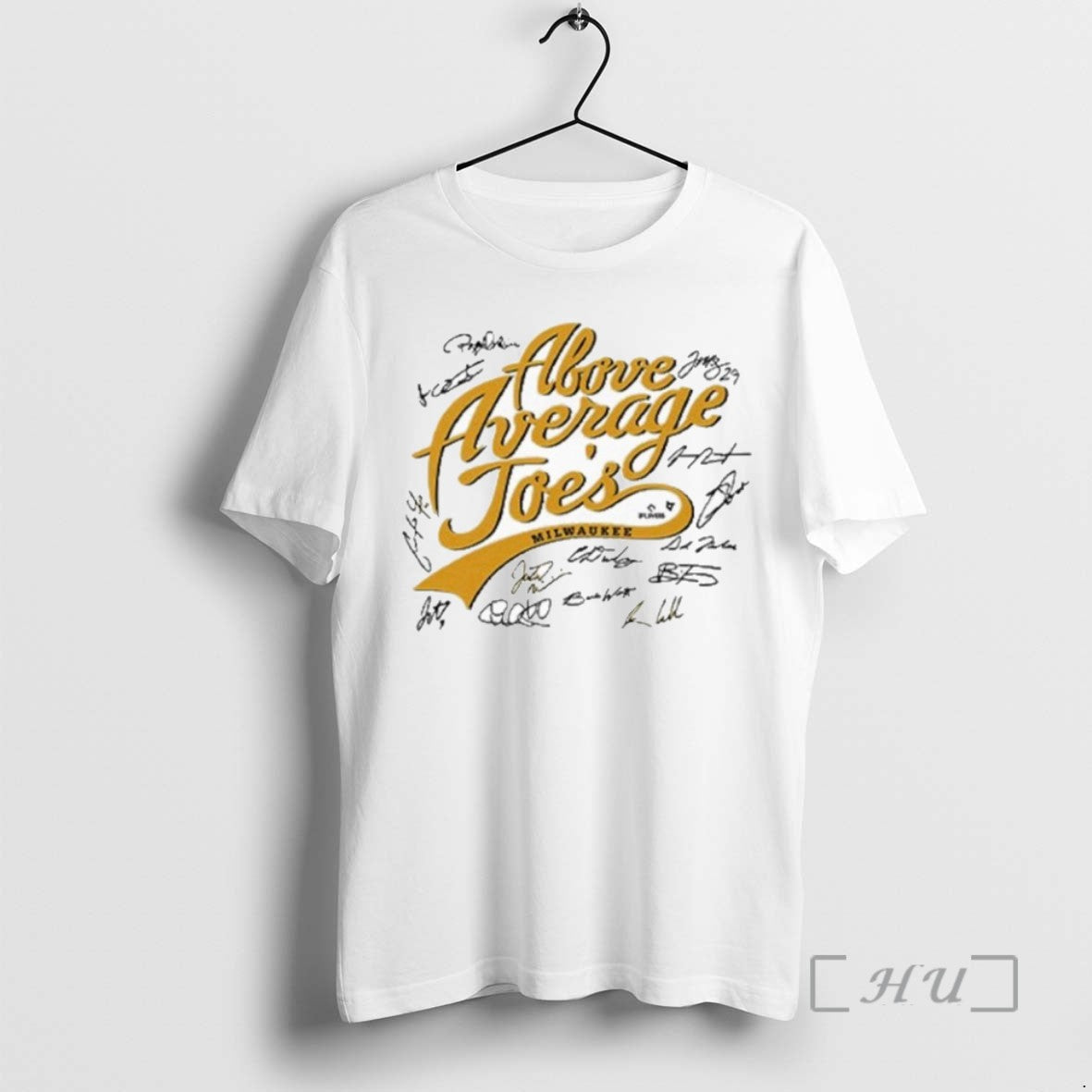 Limited Edition Milwaukee Baseball The Above Average Joes Players Signatures Tee Shirt Sweater