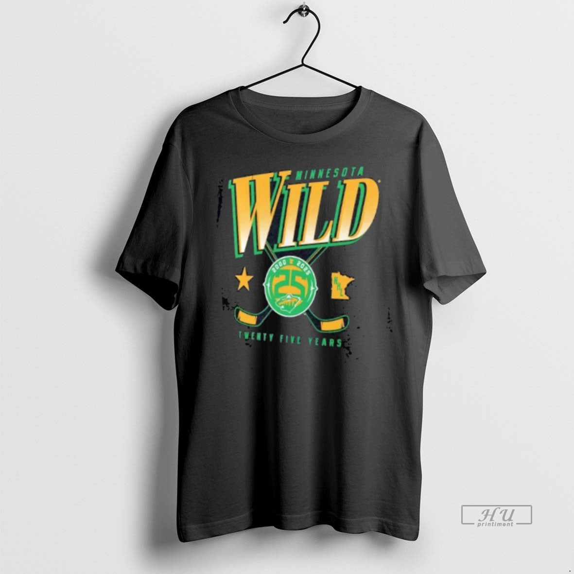 Limited Edition Minnesota Wild 2025 Twenty Five Years Tee Shirt Sweater
