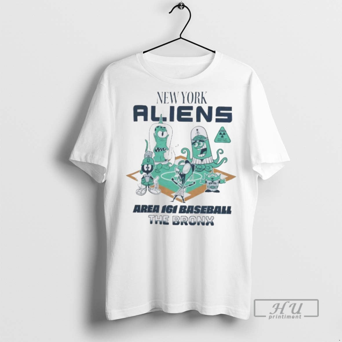 Limited Edition New York Yankees Aliens Area 161 Baseball The Bronx Graphic Tee Shirt