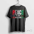 Limited Edition Peace In The Middle East Palestine Flag Tee Shirt Sweater