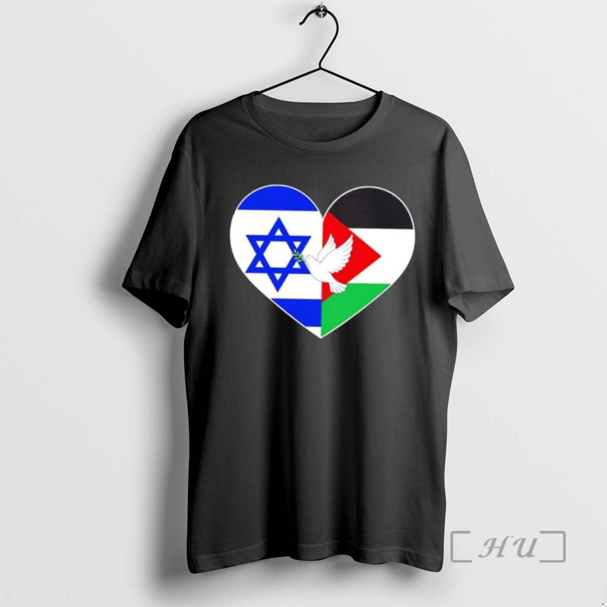 Limited Edition Peace For Israel And Palestine Tee Shirt Sweater