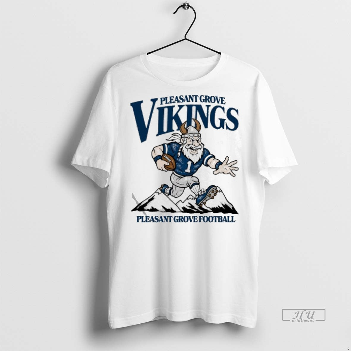 Limited Edition Pleasant Grove Vikings Football Mascot 2025 Tee Shirt Sweater