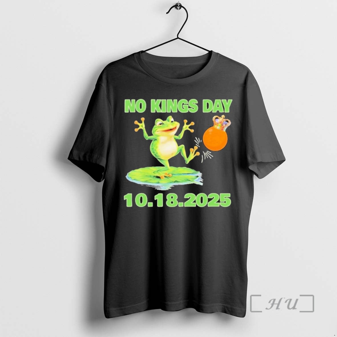 Limited Edition Portland Frog No Kings Day 10 18 Tee Shirt Sweater
