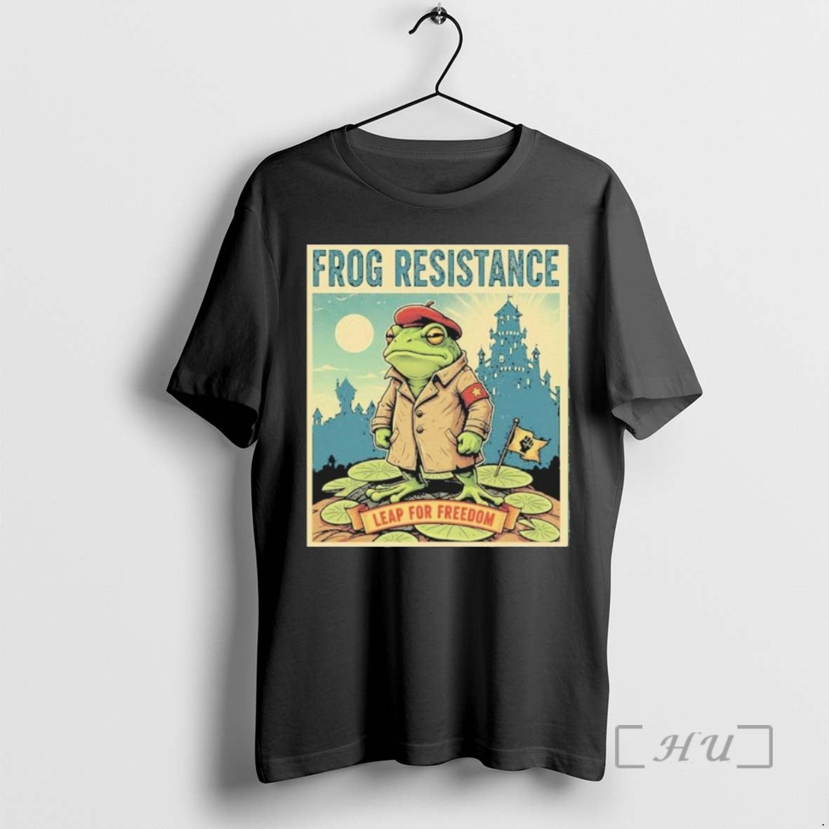 Limited Edition Portland Frog Resistance Leap For Freedom Tee Shirt Sweater