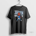 Limited Edition Quentin Johnston Cartoon Running Los Angeles Chargers Tee Shirt Sweater
