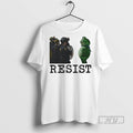 Limited Edition Resist Portland Frog Protest Anti Ice Anti Fascism Graphic Tee Shirt Sweatshirt Hoodies
