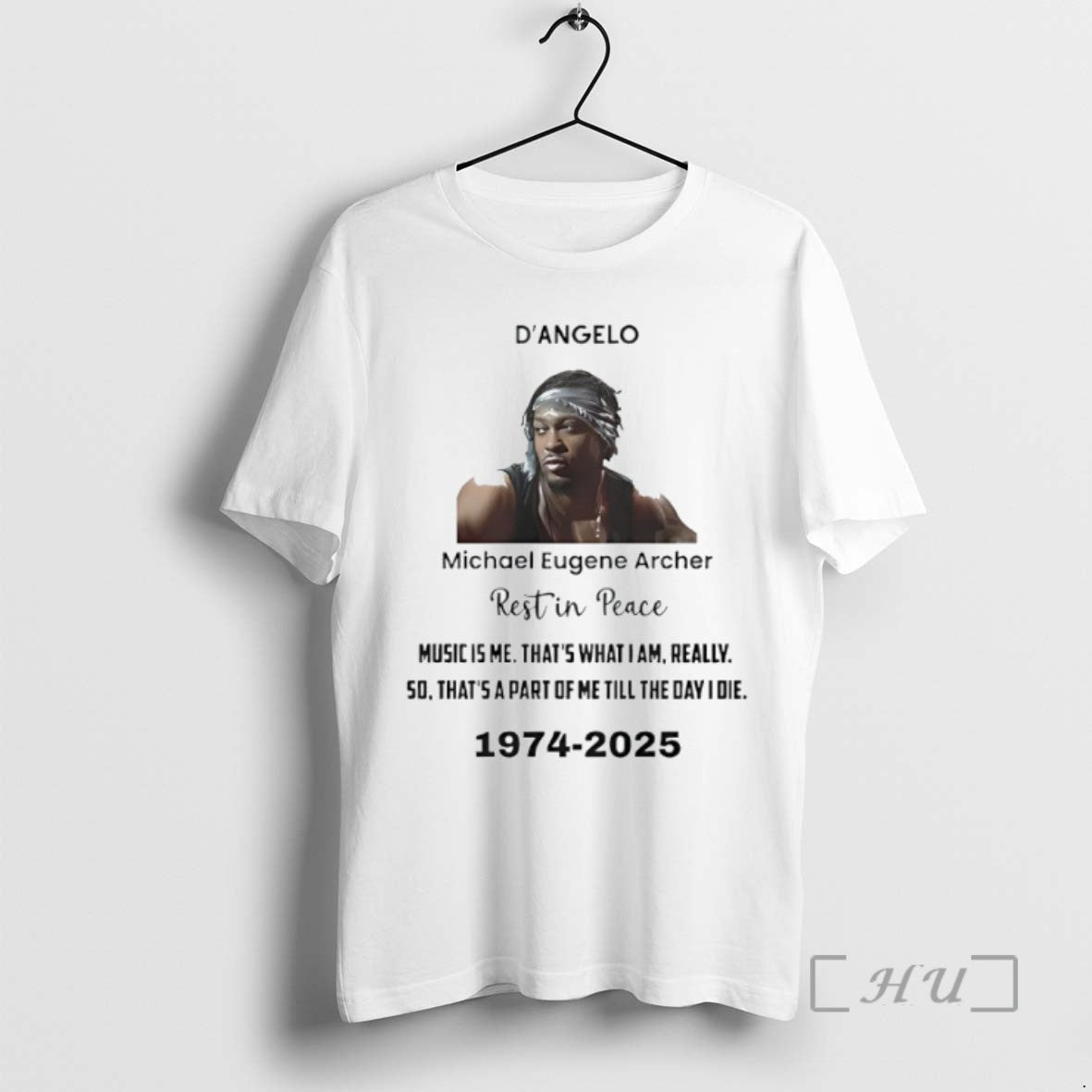 Limited Edition Rip Dangelo Michael Eugene Archer Rest In Peace Tee Shirt Sweater