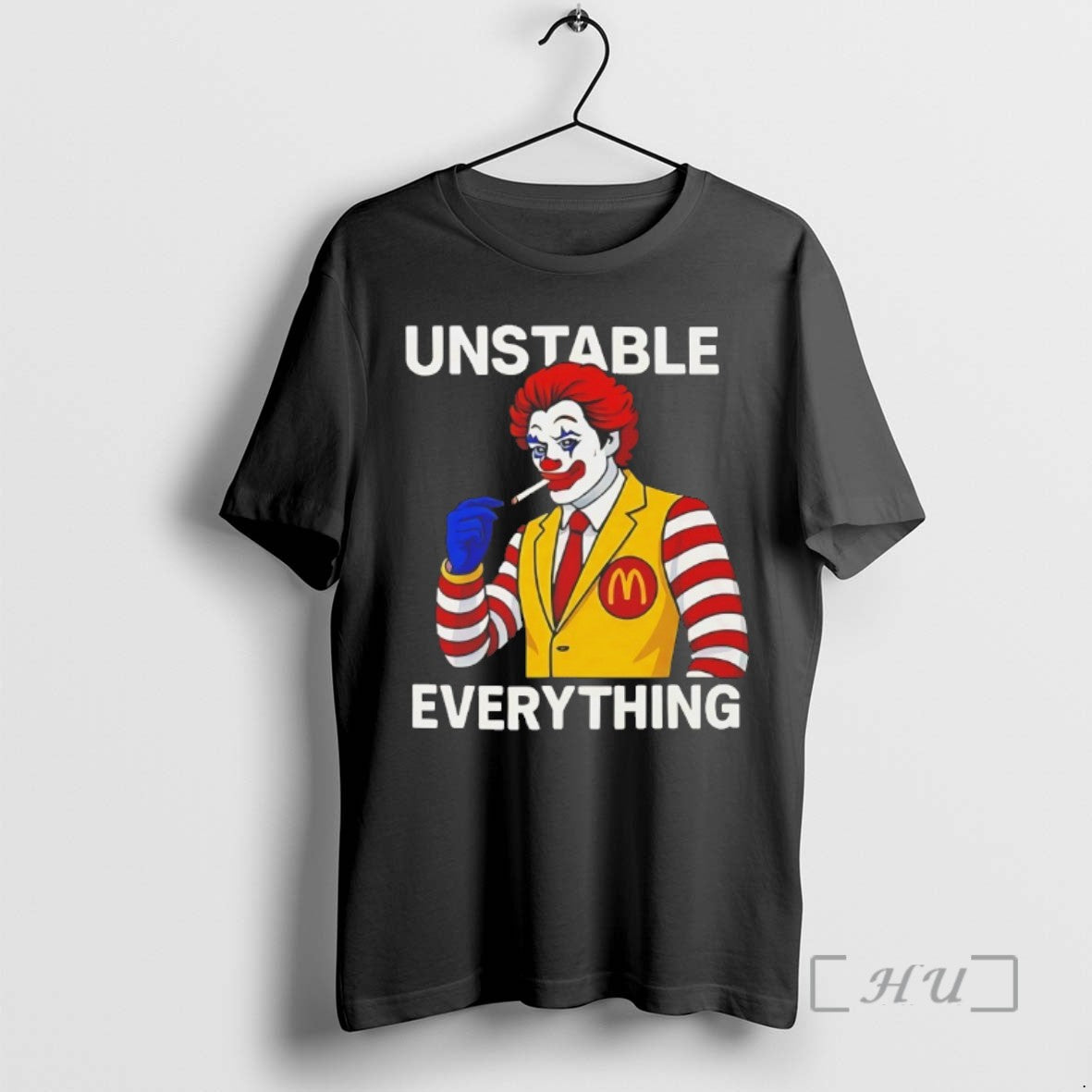 Limited Edition Ronald Mcdonald Mcdonalds Unstable Everything Tee Shirt Sweater