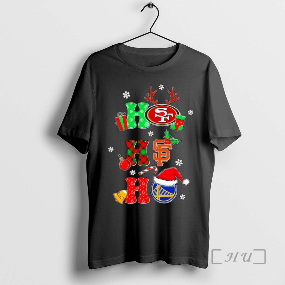 Limited Edition Sf Sports Teams 49ers Giants And Warriors Ho Ho Ho Christmas