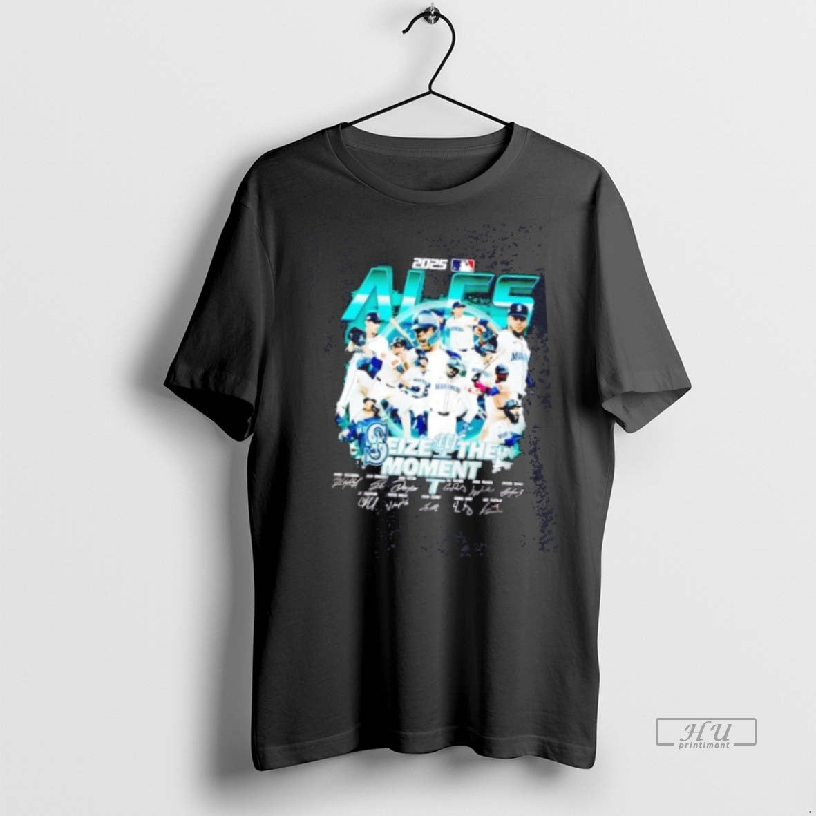 Limited Edition Seattle Mariners 2025 Alcs Seize The Moment Tee Shirt Sweater