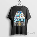 Limited Edition Seattle Team Player Signature Tee Shirt Sweater