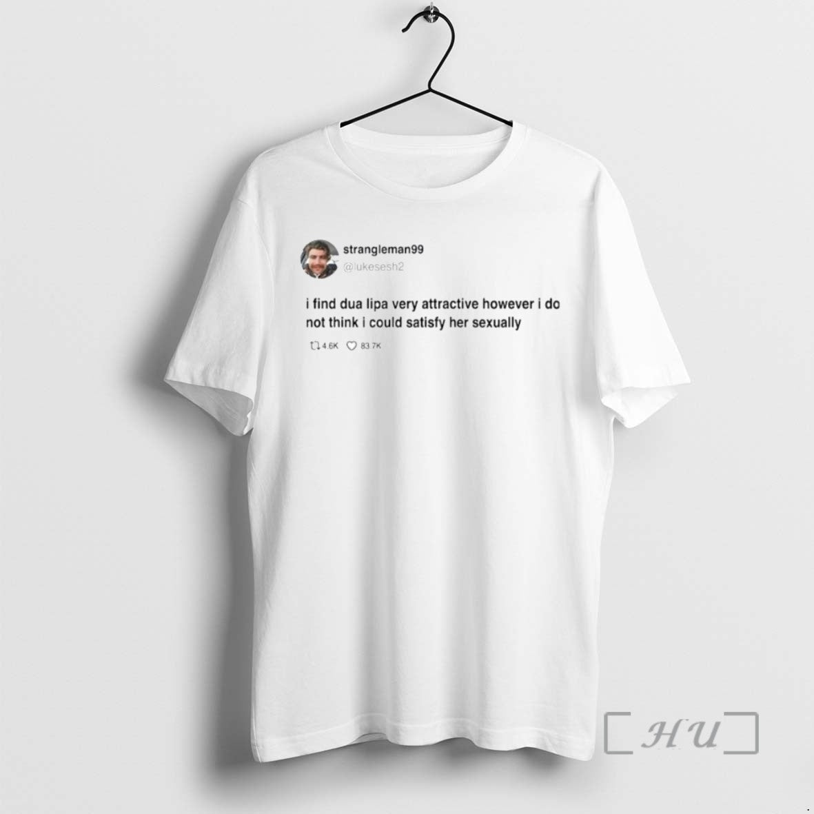 Limited Edition Strangleman99 I Find Dua Lipa Very Attractive Ornaments Tee Shirt Sweater