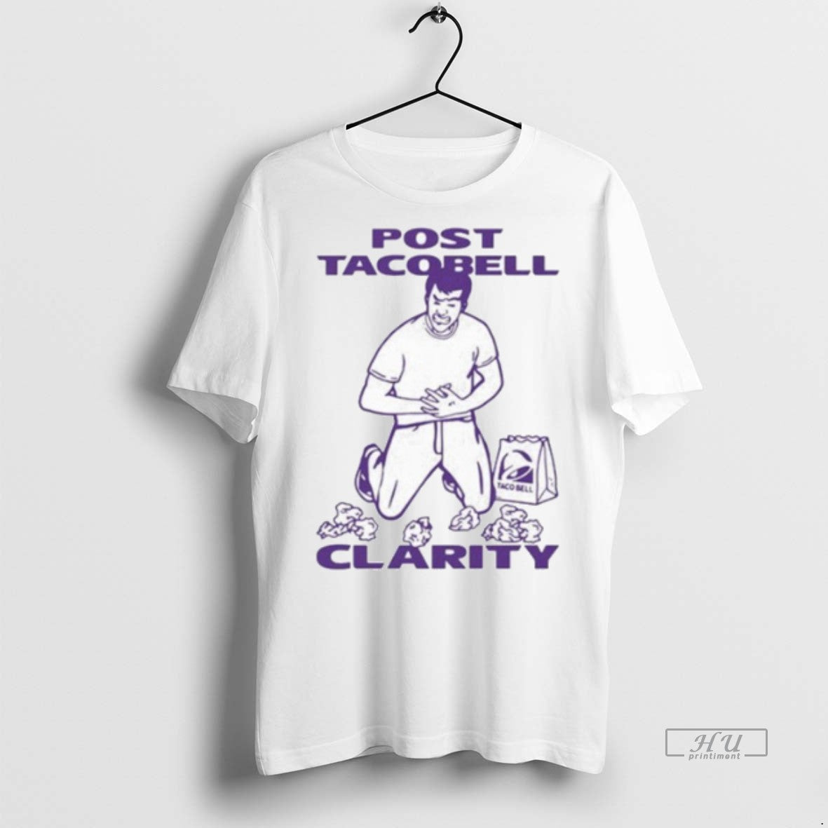 Limited Edition Taco Bell Post Taco Clarity Tee Shirt Sweater