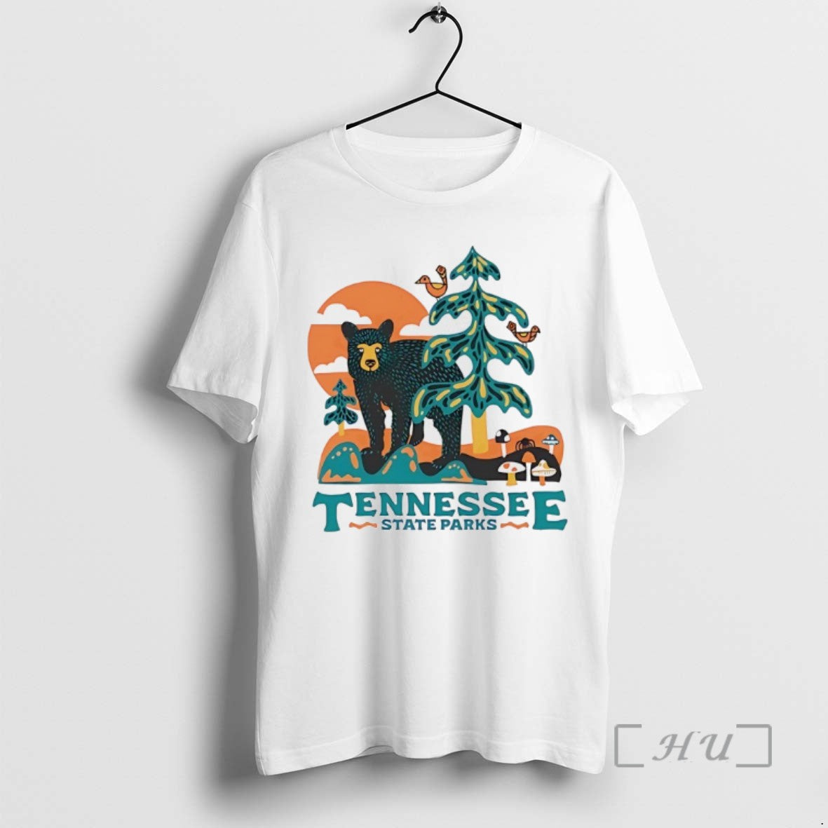 Limited Edition Tennessee State Parks Bear Tee Shirt Sweater