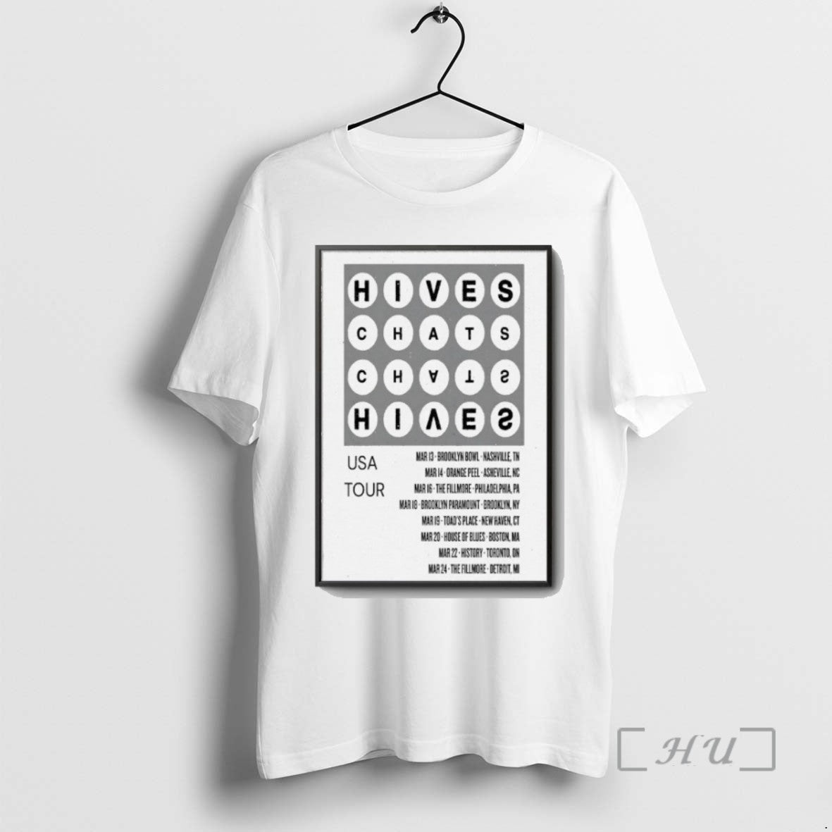 Limited Edition The Hives And The Chats American Tour 2026 Tee Shirt Sweater