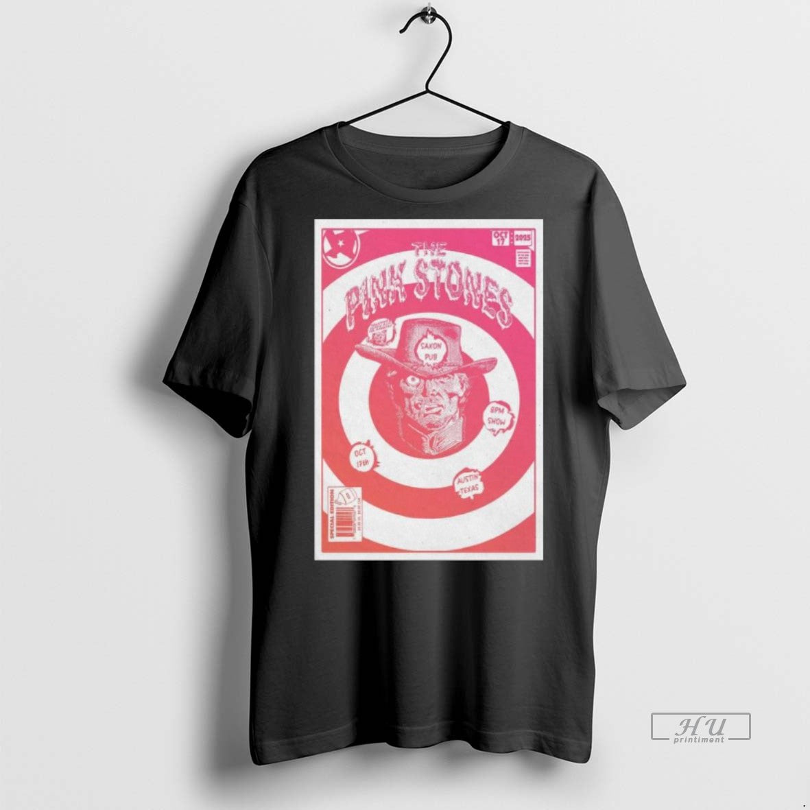Limited Edition The Pink Stones Fall Tour 2025 Saxon Pub Austin Tee Shirt Sweater