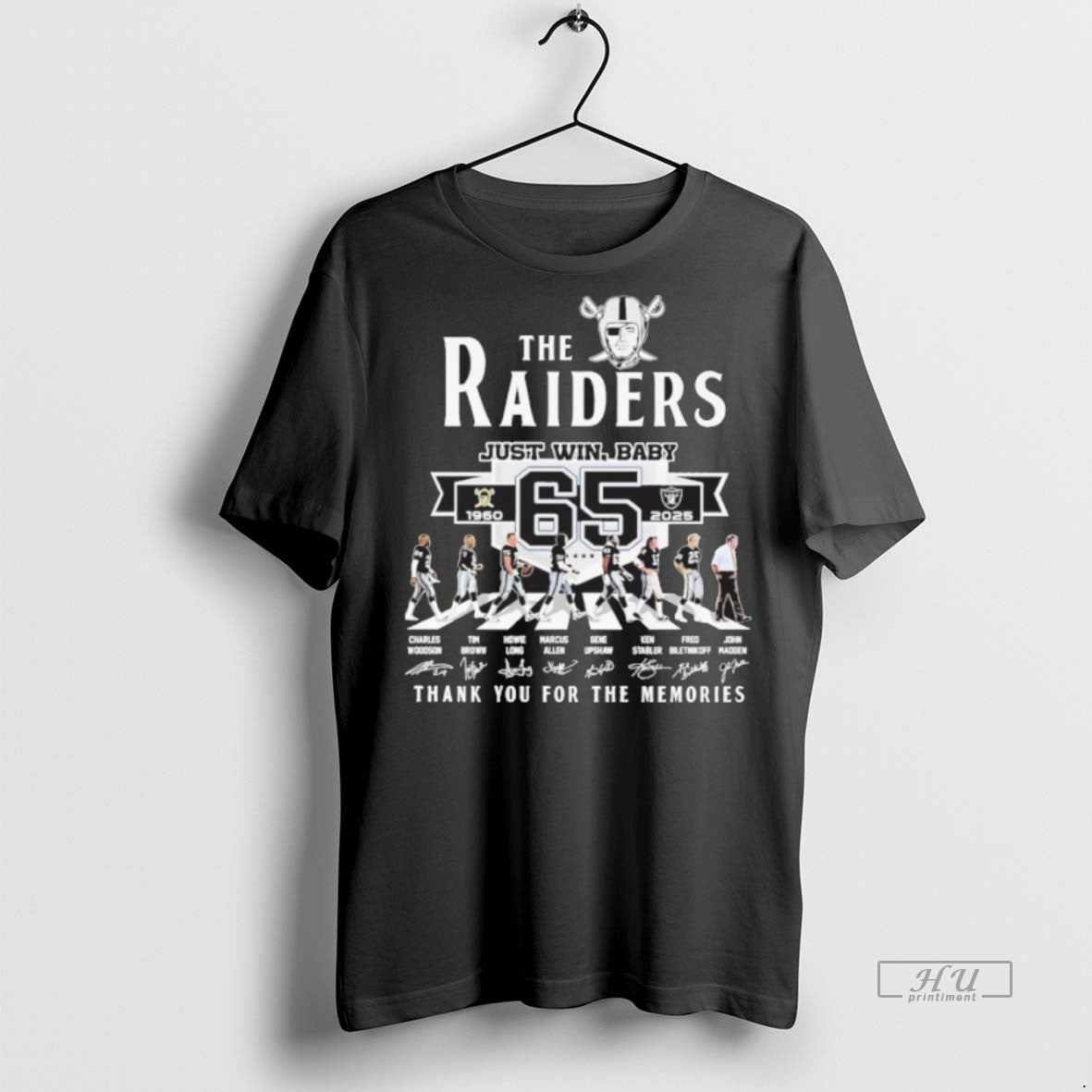 Limited Edition The Raiders Just Win Baby 65 Team Player Thank You For The Memories