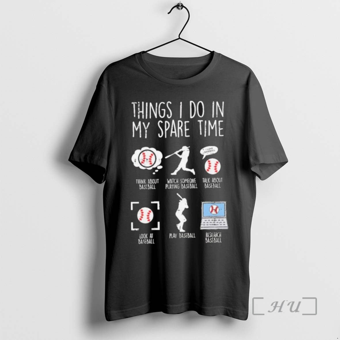 Limited Edition Things I Do In My Spare Time Player Baseball Tee Shirt Sweater