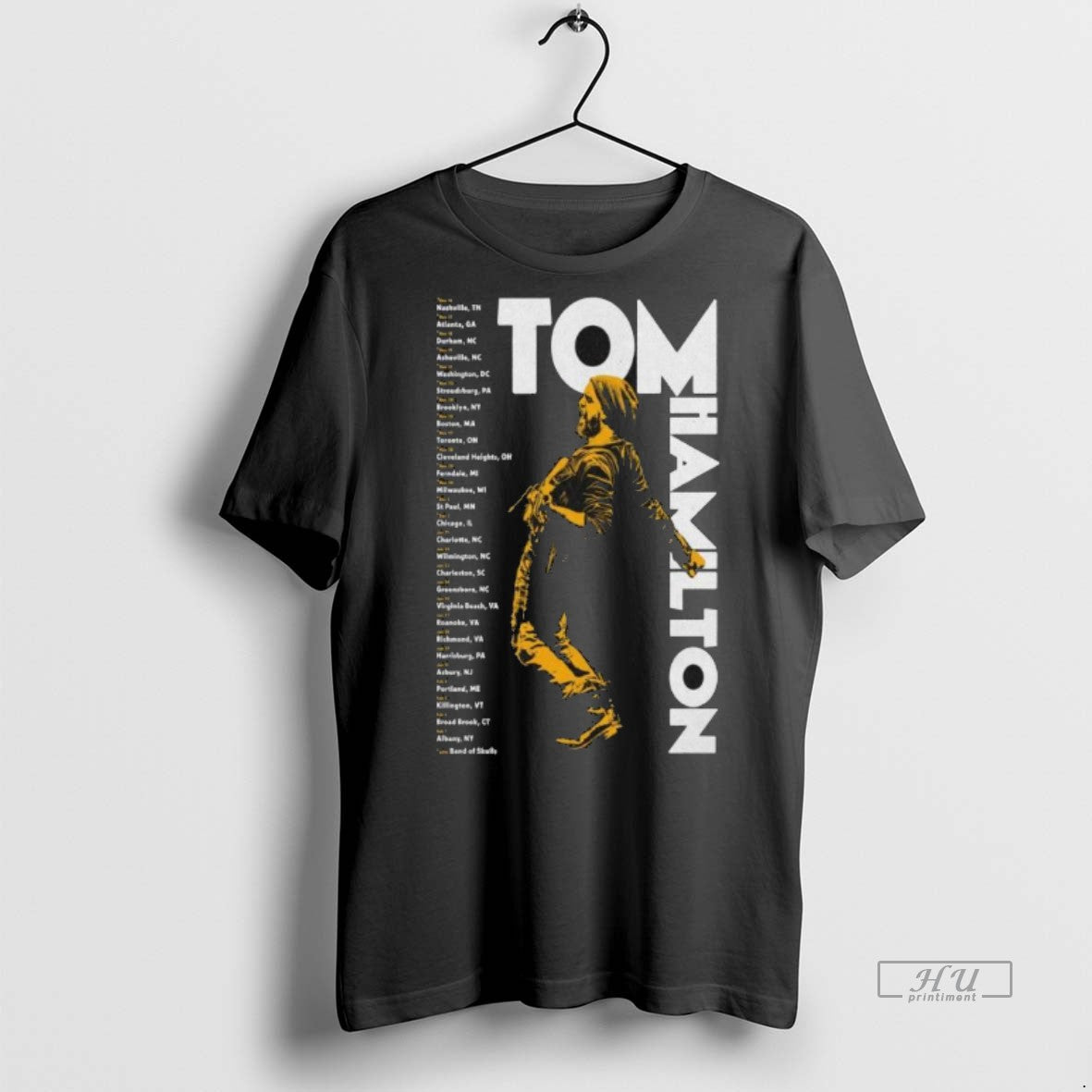Limited Edition Tom Hamilton Jr Tour 2025 Tee Shirt Sweater