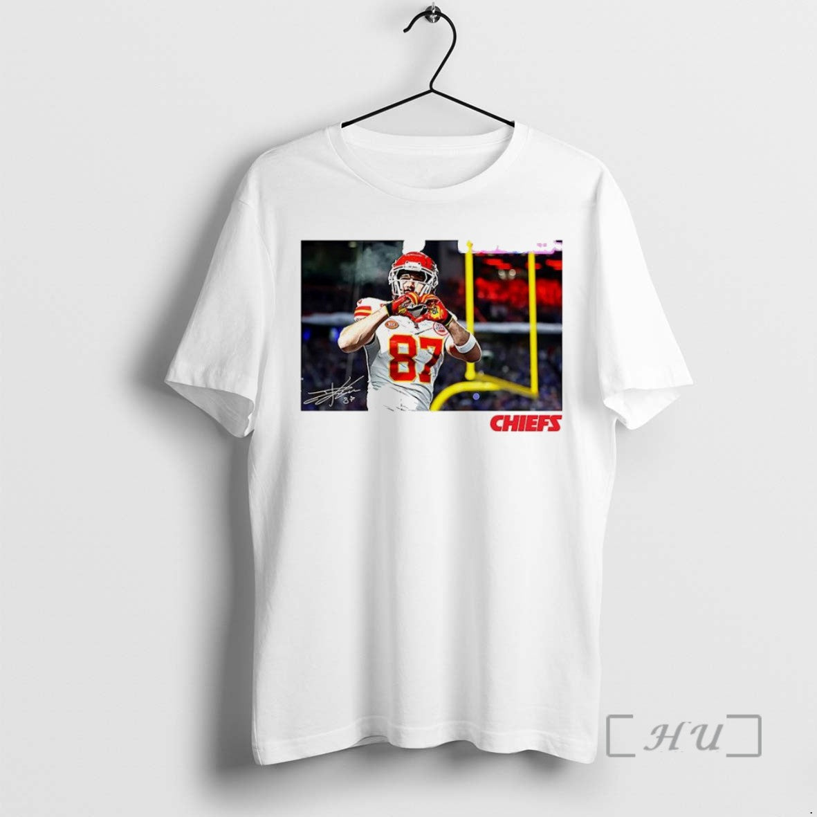 Limited Edition Travis Kelce Kansas City Chiefs Football Heart Signature Tee Shirt Sweater