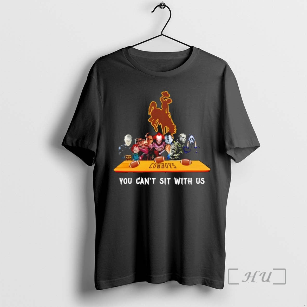 Limited Edition Wyoming Cowboys Horror Movie Characters You Cant Sit With Us Halloween
