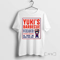 Limited Edition Yukis Barbecue Est 2021 The Fastest Bbq Served Fresh Daily Tee Shirt Sweater