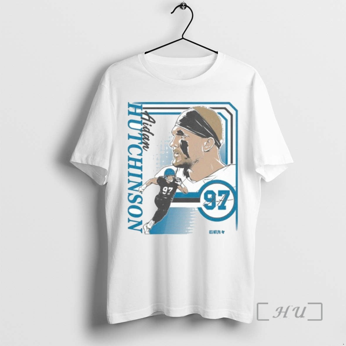 Limited Edition Aidan Hutchinson Collage Frame Tee Shirt Sweater