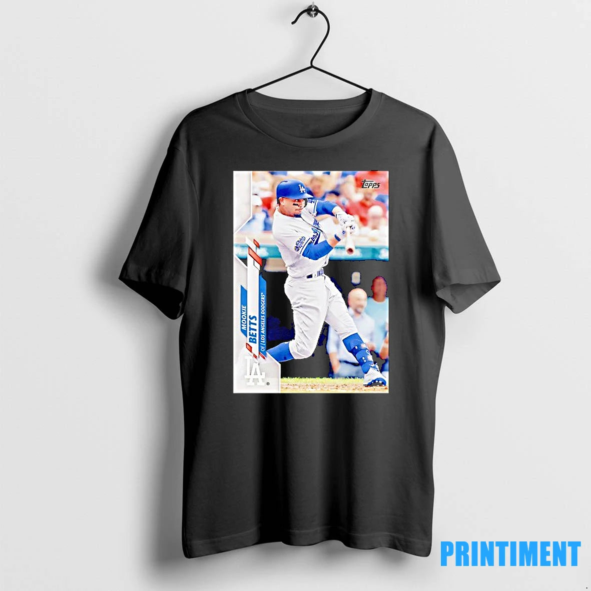 Mookie Betts Los Angeles Dodgers Baseball Card Player Tshirts Sweater