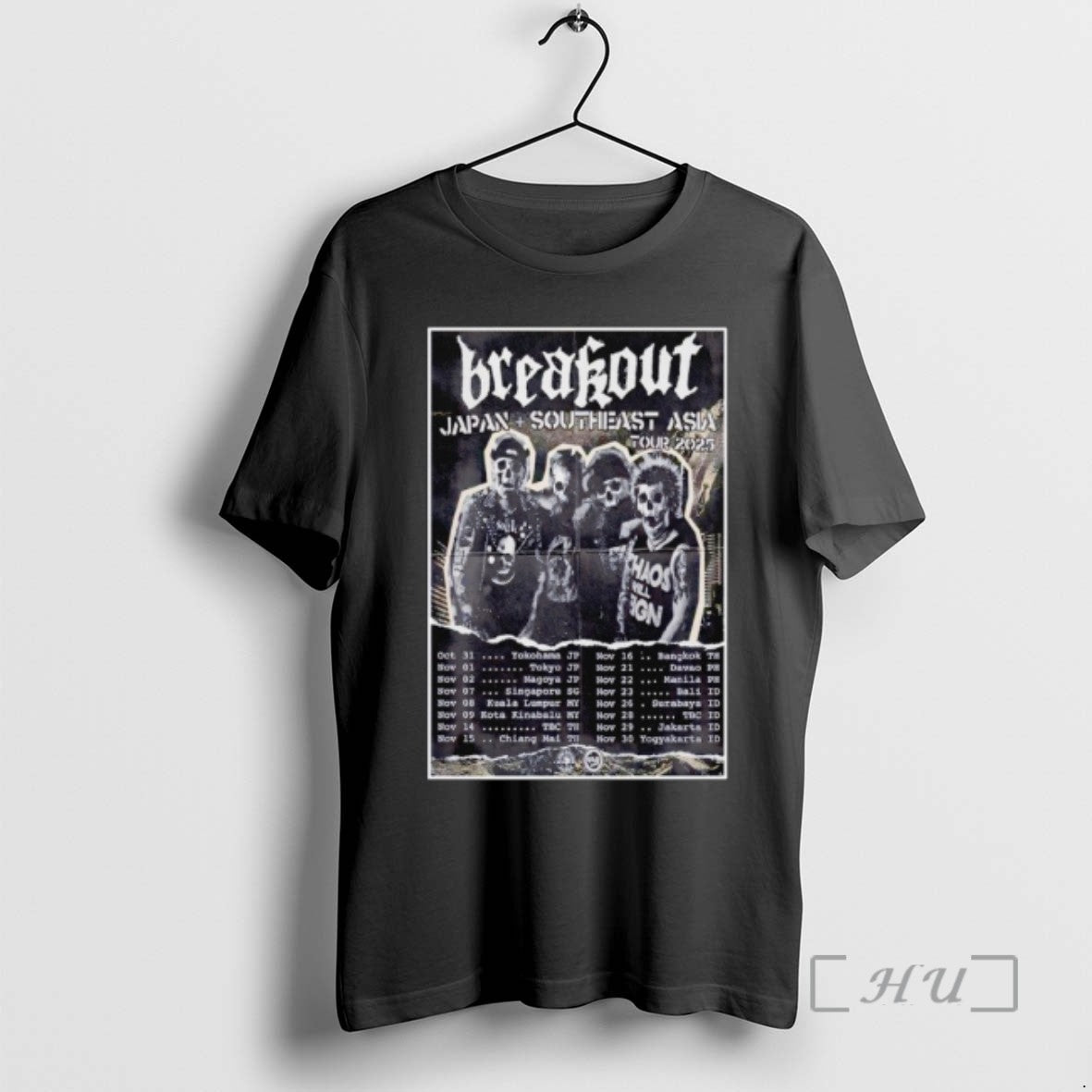 New Breakout Japan Southeast Asia Tour 2025 Tee Sweater