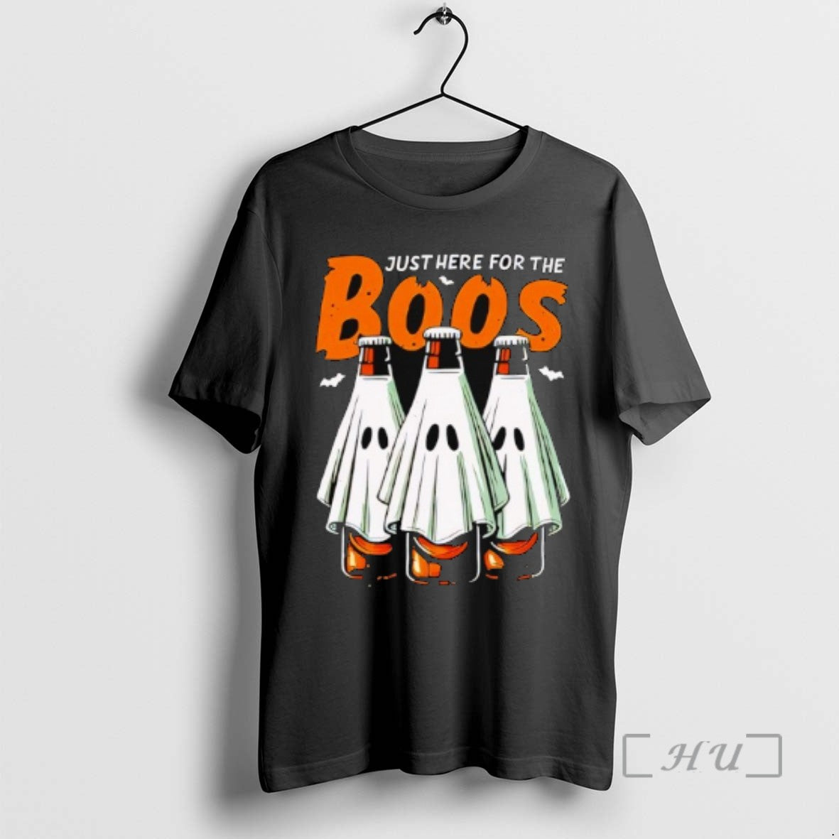 New Just Here For The Boos Halloween Tee Sweater