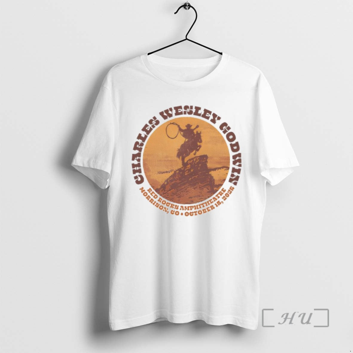 New Red Rocks Charles Wesley Godwin 10 15 2025 Tee Sweater